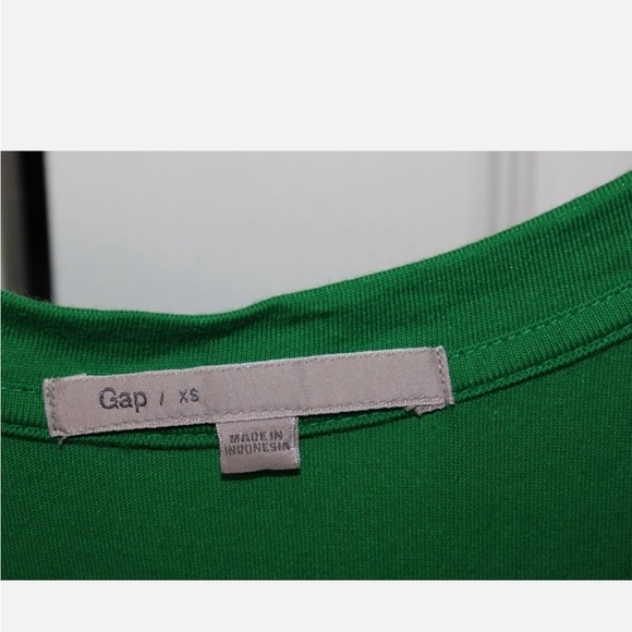 NWT Gap Drawstring Maxi Dress Size XS Green - Picture 6 of 6